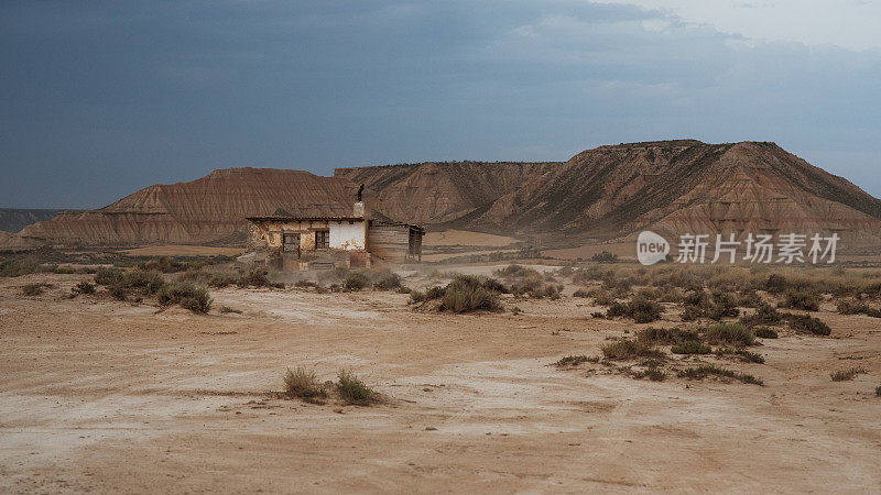 西班牙纳瓦拉的Bardenas Reales沙漠